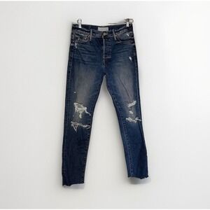 Mother Superior Distressed‎ Jeans 26 The Trickster Skimp Fray In Thrill Seeker
